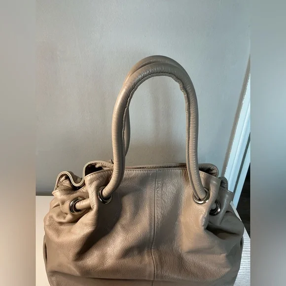 Furla Taupe Leather Handbag - Picture 6 of 15